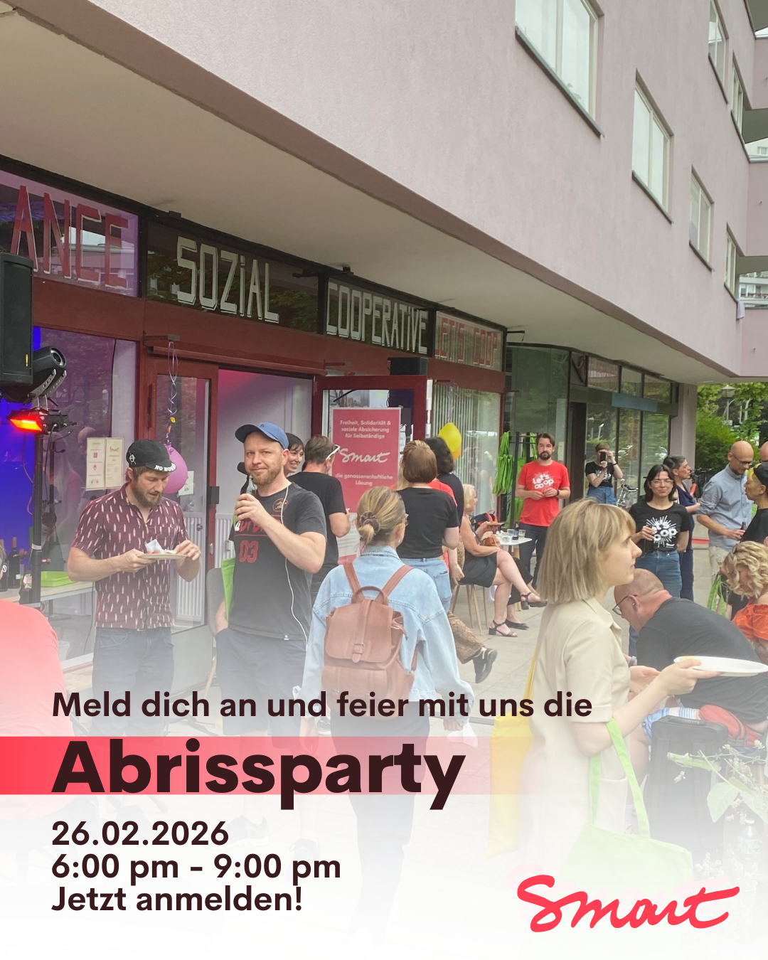Abrissparty & Aufbruch Tschüss Wilhelmstraße, hallo Franz Mehring Platz 1